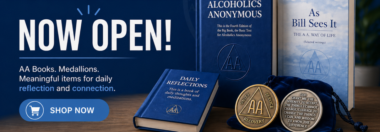 alcoholics anonymous toronto bookstore book and as bills sees it now open