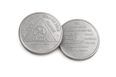 Sobriety milestones and Serenity Prayer