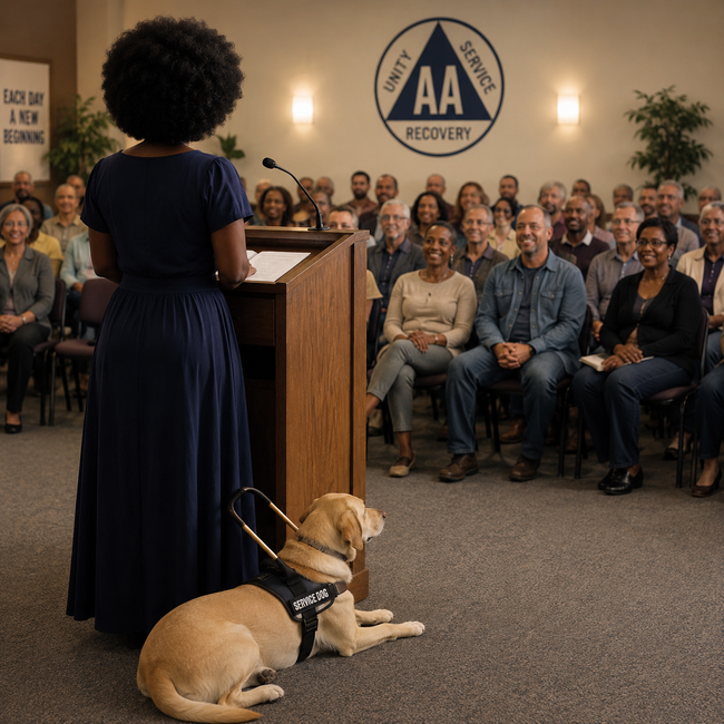 AA Speaker Seeing Eye Dog AA Speaker Seeing Eye Dog