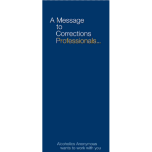 A message to Correctional Professionals