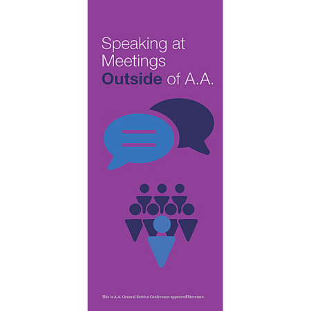 Speaking at meetings outside of AA