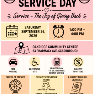 DISTRICT 22 SERVICE DAY