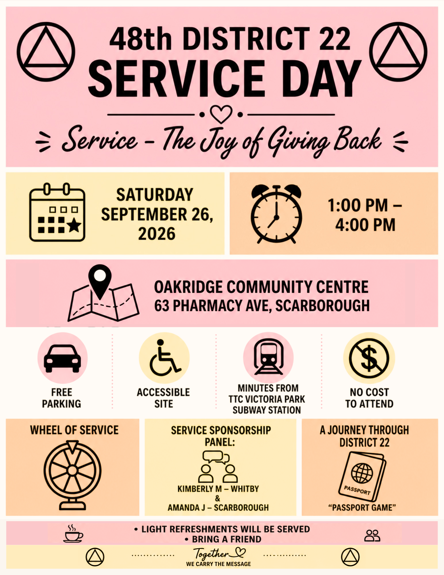 DISTRICT 22 SERVICE DAY